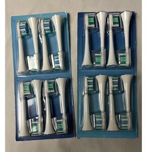 40pk Replacement Toothbrush Heads‎ Philips Sonicare Snap-On Models White 5x8ct